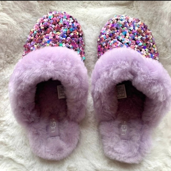 UGG Lilac Frst Scuffette II Stellar Sequin Slipper - Picture 6 of 12